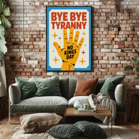 NO KINGS DAY Political or Propaganda Poster