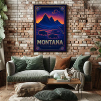 Montana Wilderness Poster