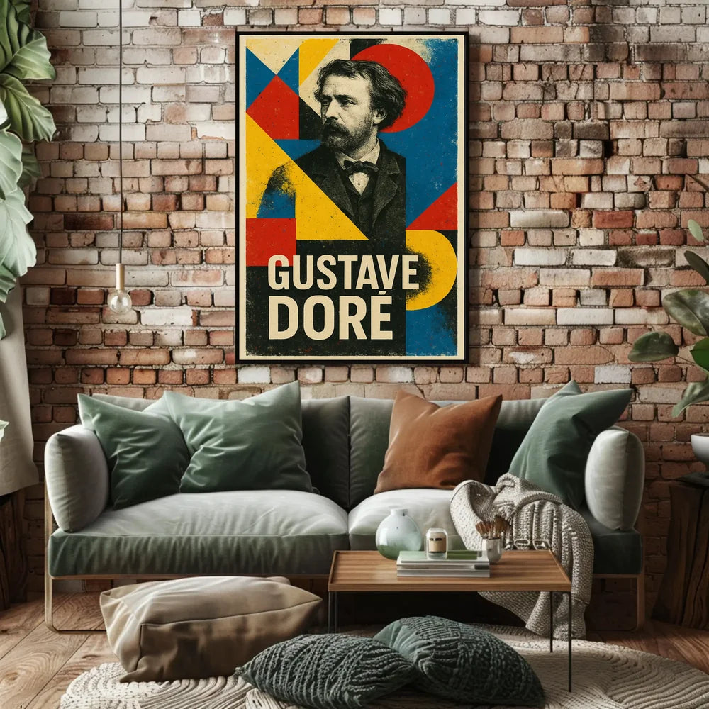 Vintage Car and Retro Attire Art Poster