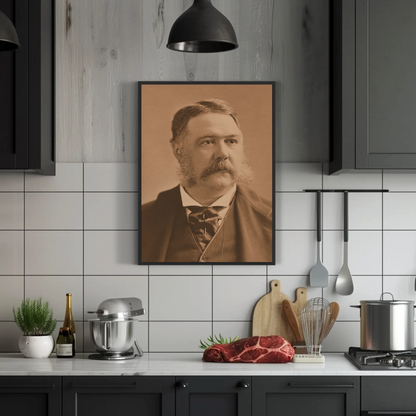 Chester A. Arthur 21st President Sepia Photo