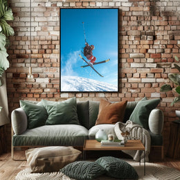 Skiing Adventure Poster
