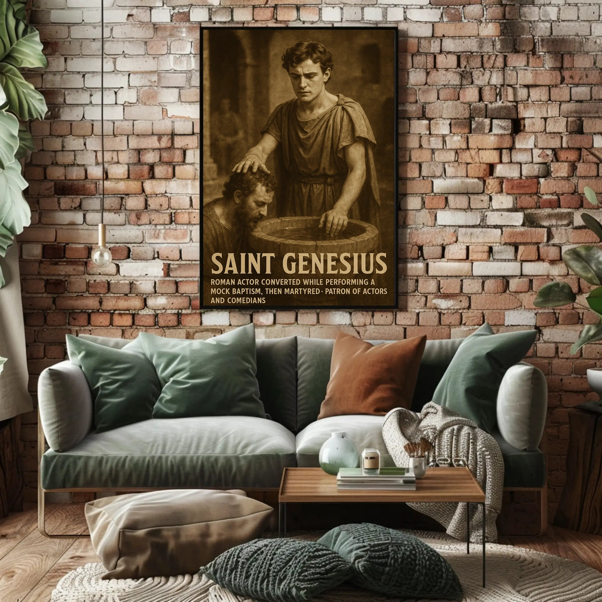 Saint Genesius Patron Of Actors And Poster