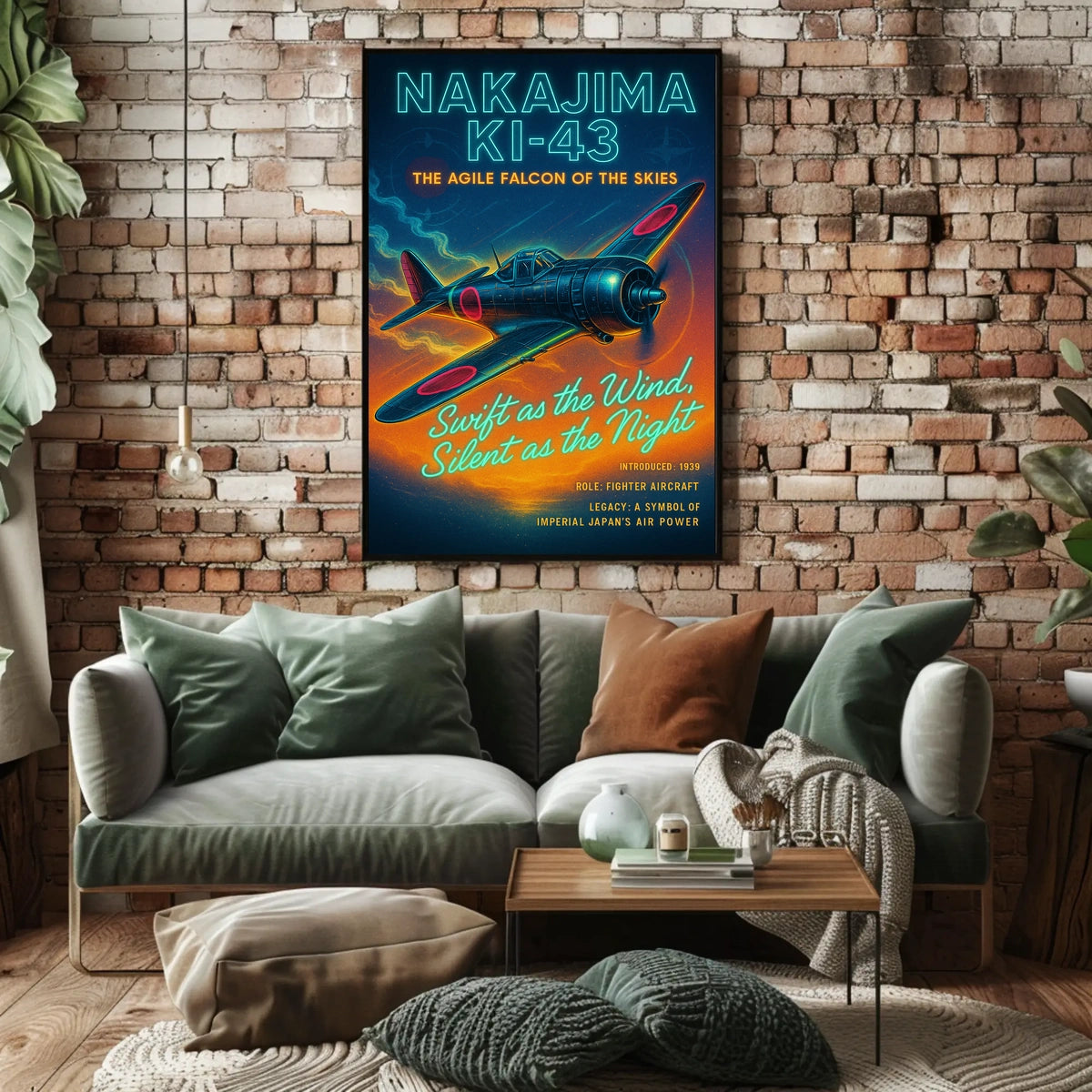Nakajima Ki-43 The Agile Falcon of the Skies Poster