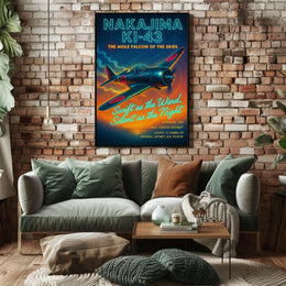 Nakajima Ki-43 The Agile Falcon of the Skies Poster