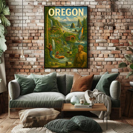 Discover Oregon Poster
