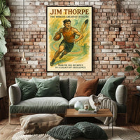 Jim Thorpe Icon of Athletic Excellence Jim Thorpe Poster