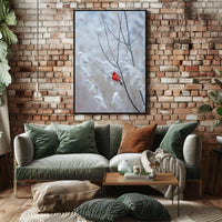 Winter Cardinal Poster