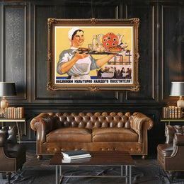 Welcoming Service for Every Visitor Poster