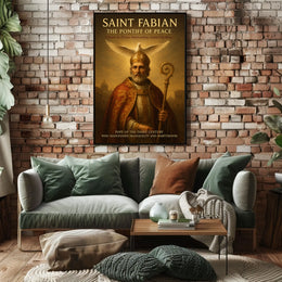 Saint Fabian The Pontiff of Peace Poster