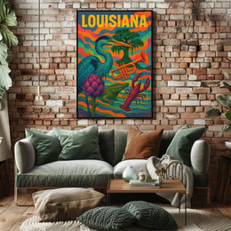 Louisiana Vibrance Poster