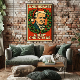 James Buchanan A Merry Christmas Poster