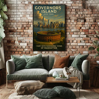 Governors Island New York Poster