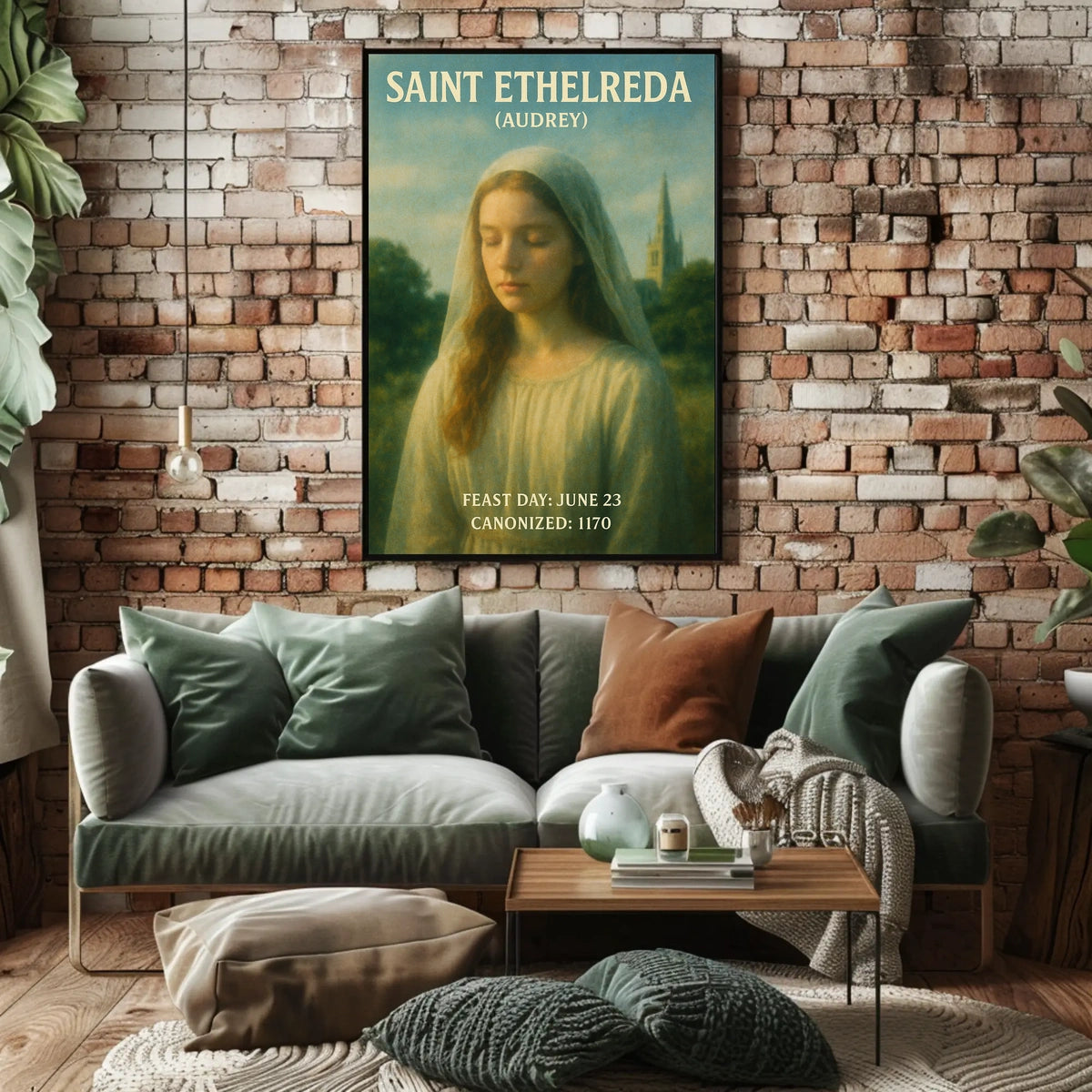 Saint Ethelreda (Audrey) Poster