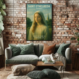Saint Ethelreda (Audrey) Poster