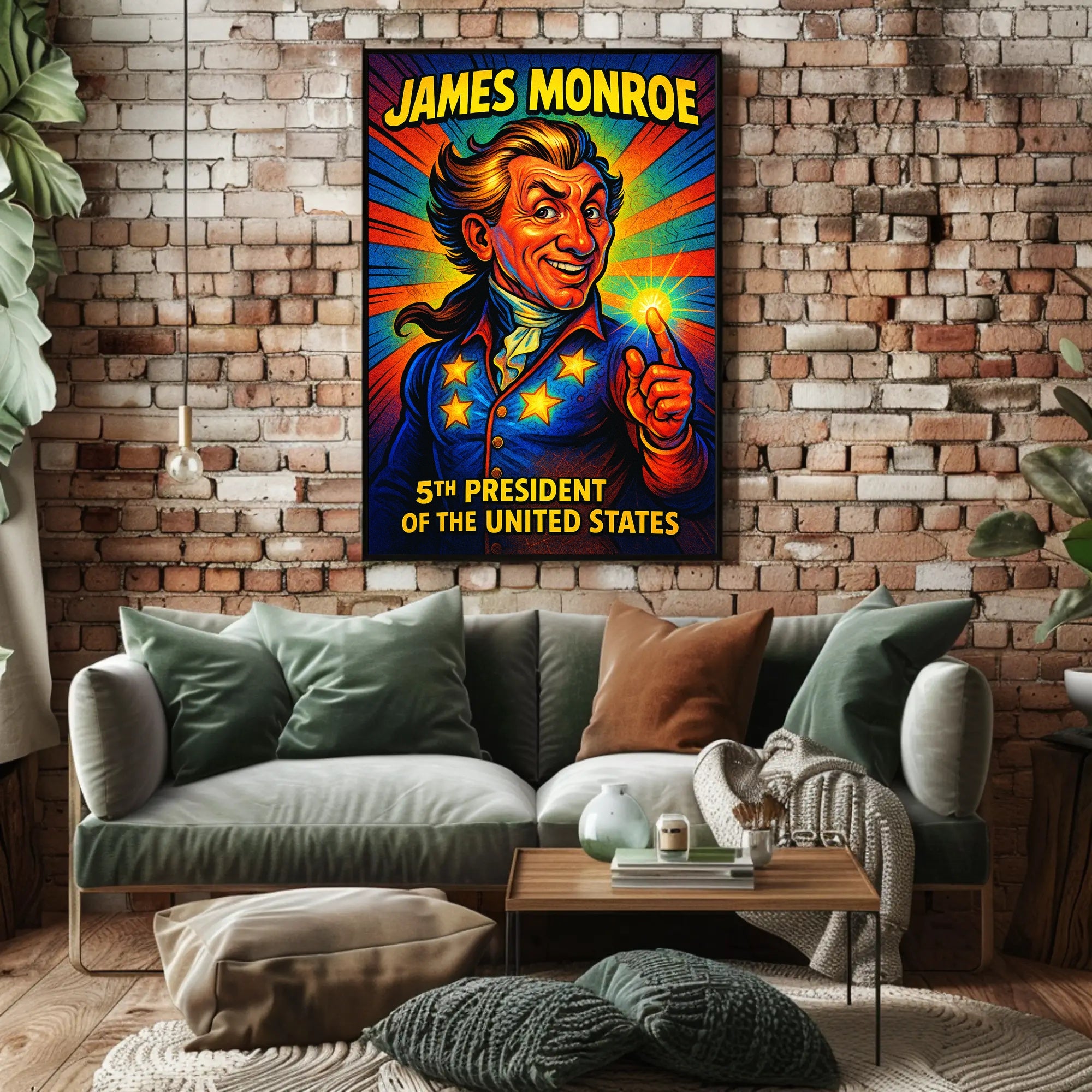 James Monroe 5th President Poster PosterGoat