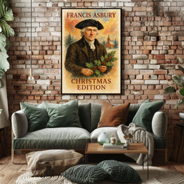 Historical Francis Asbury Christmas Edition Poster