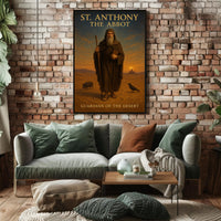 St. Anthony the Abbot Guardian of the Desert Poster