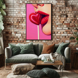 Sweet Temptation Pop Art Wall Poster Print