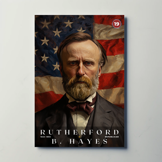 Rutherford B. Hayes 19th President Of The United States Portrait