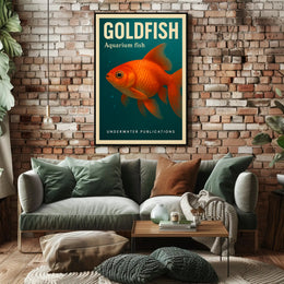 Goldfish Aquarium Delight Poster