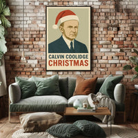 Calvin Coolidge Christmas Poster