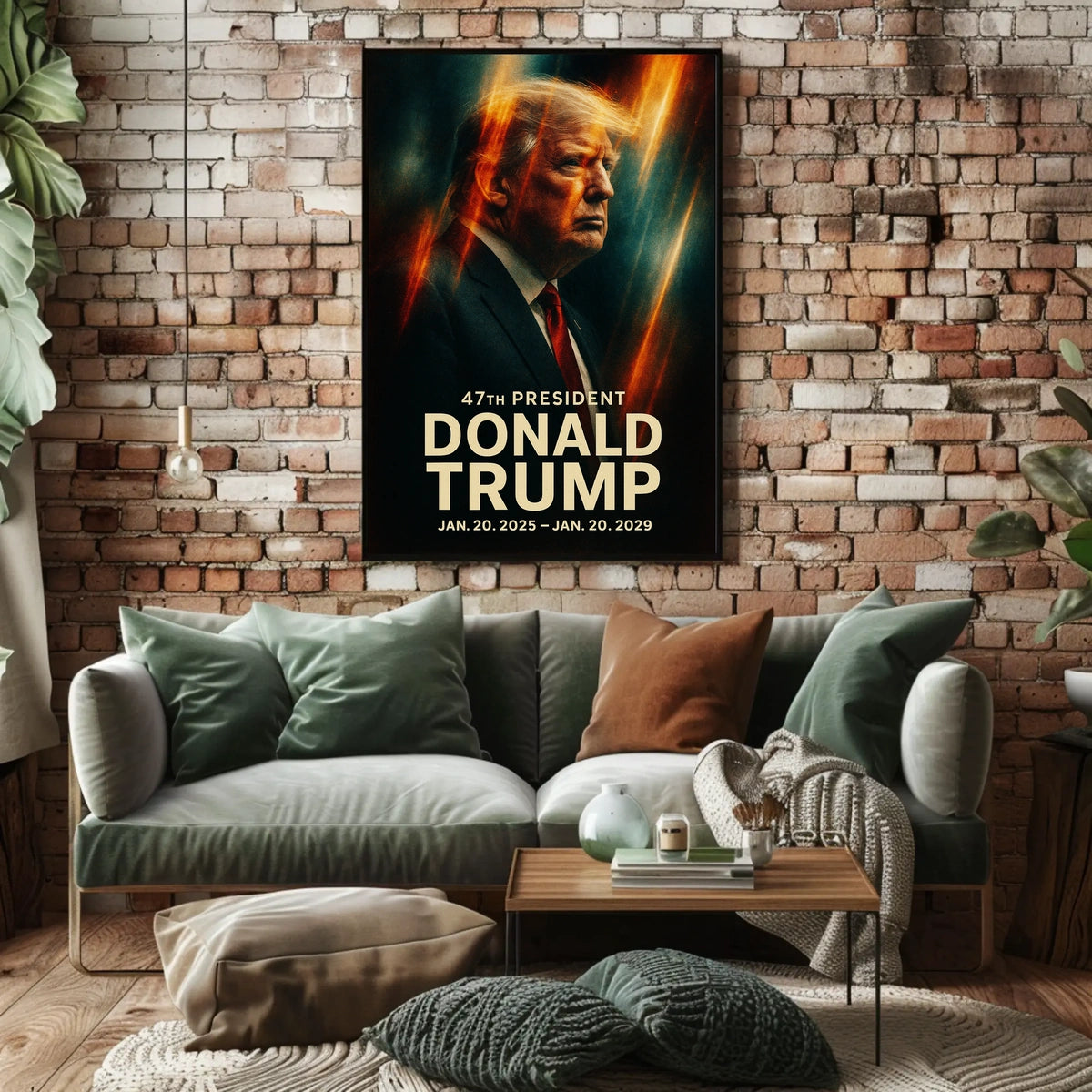Trump Patriotism Leadership Expressionism Poster