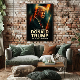 Trump Patriotism Leadership Expressionism Poster