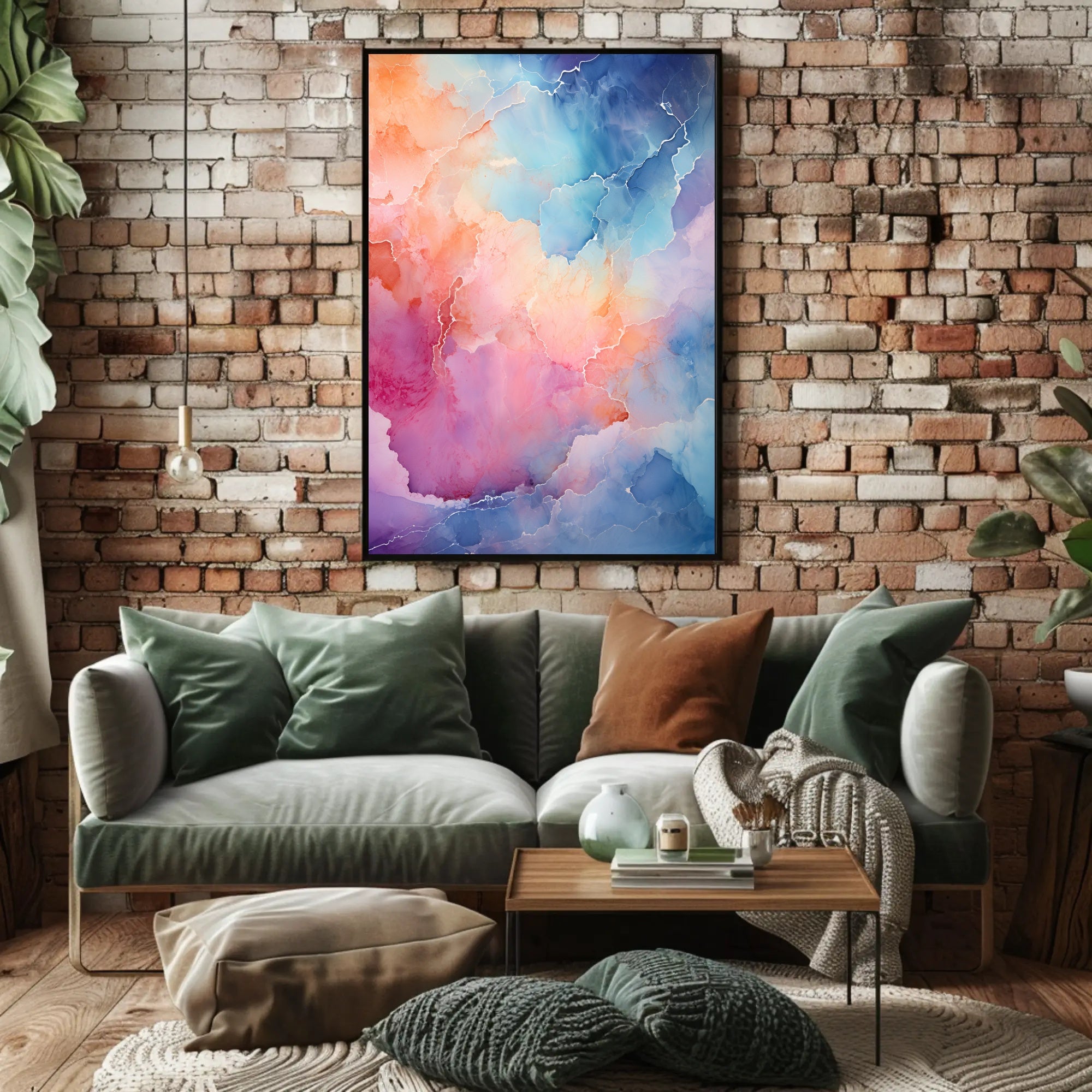 Abstract Color Symphony Abstract Poster PosterGoat
