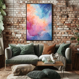 Abstract Color Symphony Abstract Poster PosterGoat