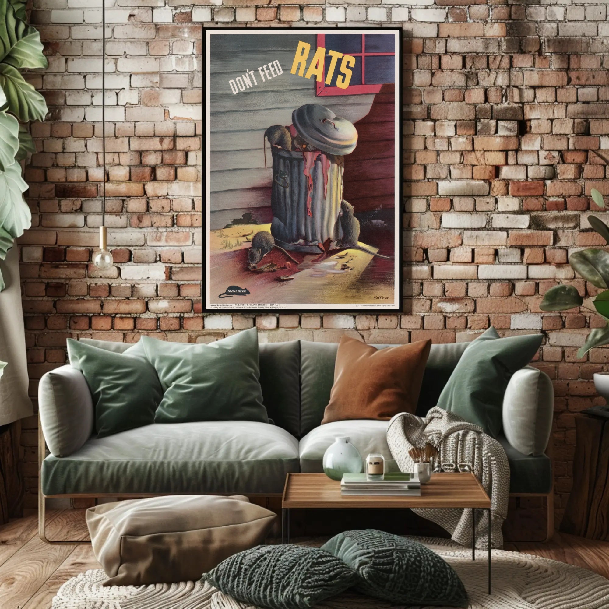 Rats and Waste Management Educational or Infographic Poster PosterGoat