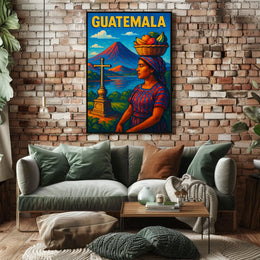 Guatemala Cultural Heritage Poster