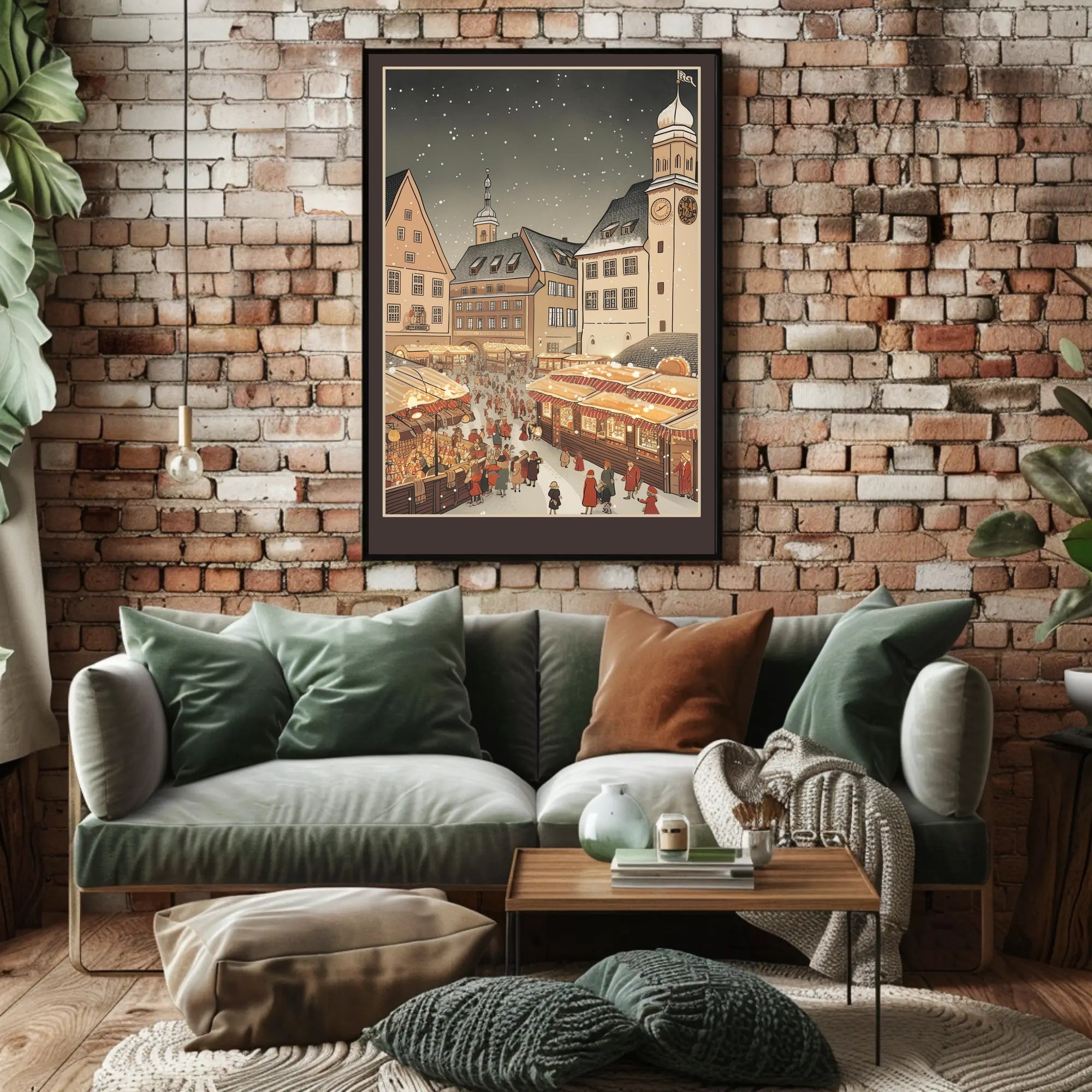 Winter Market Wonderland Poster