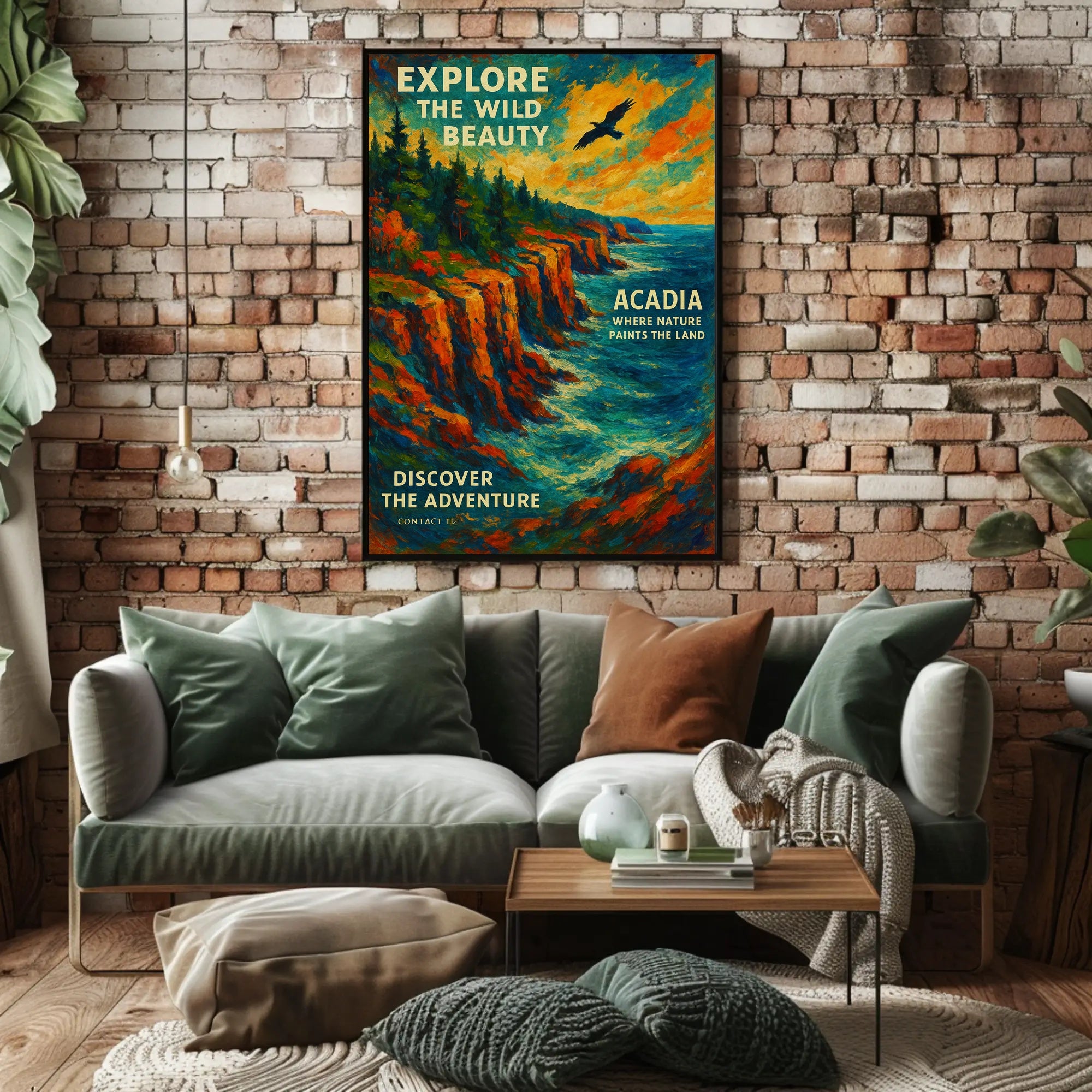 Explore the Wild Beauty of Acadia Poster PosterGoat