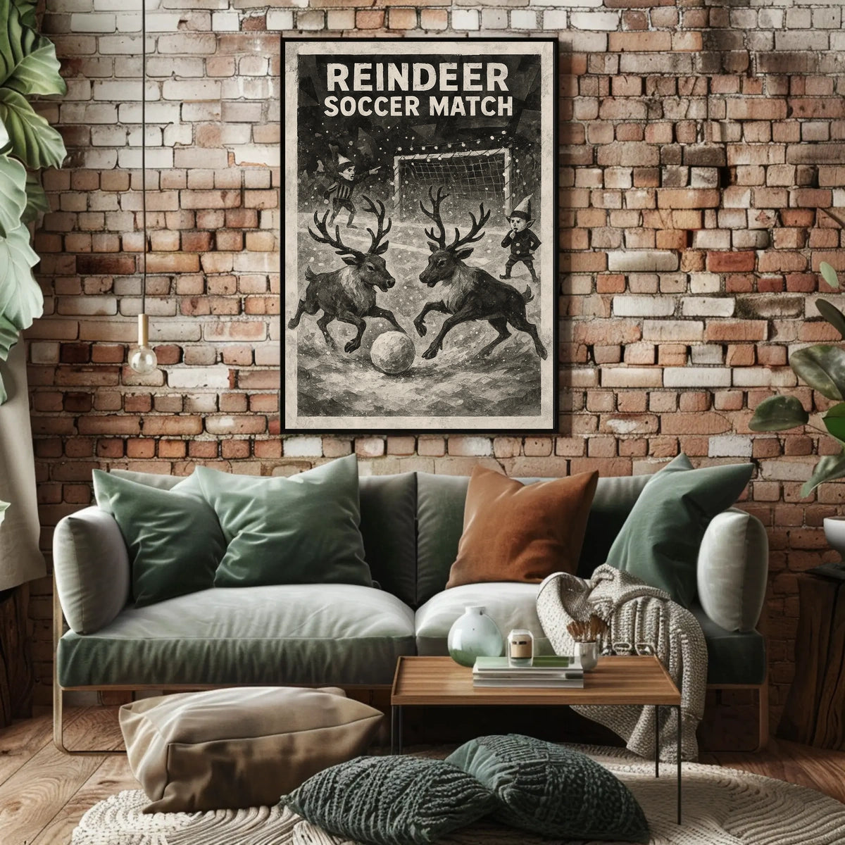 Reindeer Soccer Extravaganza Poster