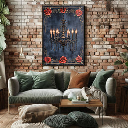 Chandelier Elegance Poster