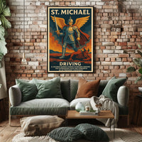 St. Michael The Divine Warrior Poster