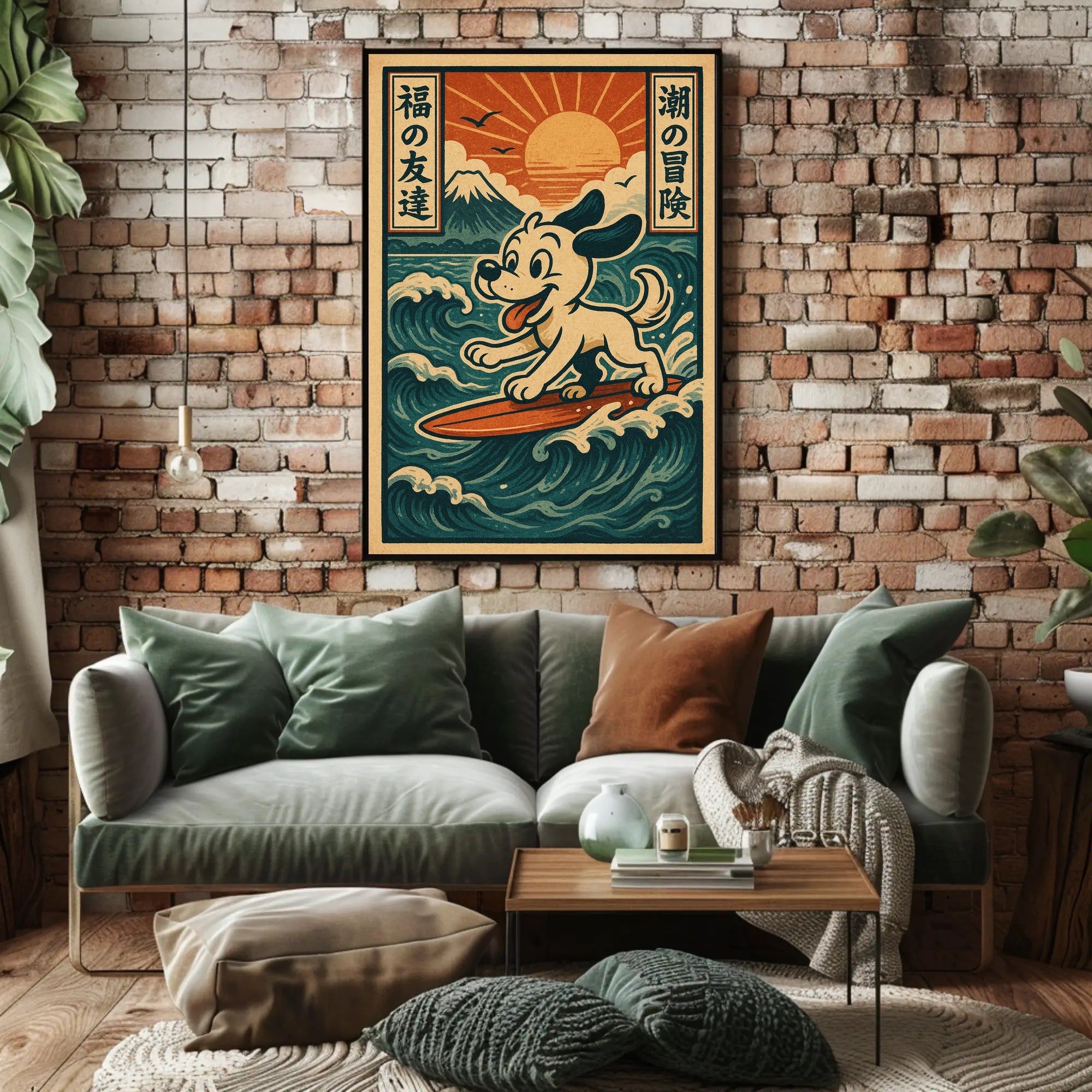 Surfing Adventure Poster PosterGoat