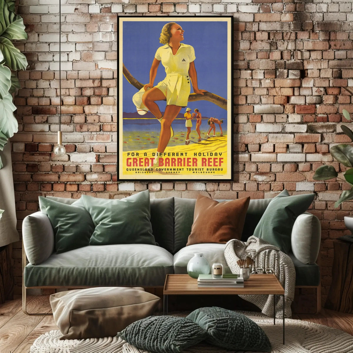Discover The Great Barrier Reef Poster