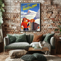 Winter In Vallée De Joux Poster