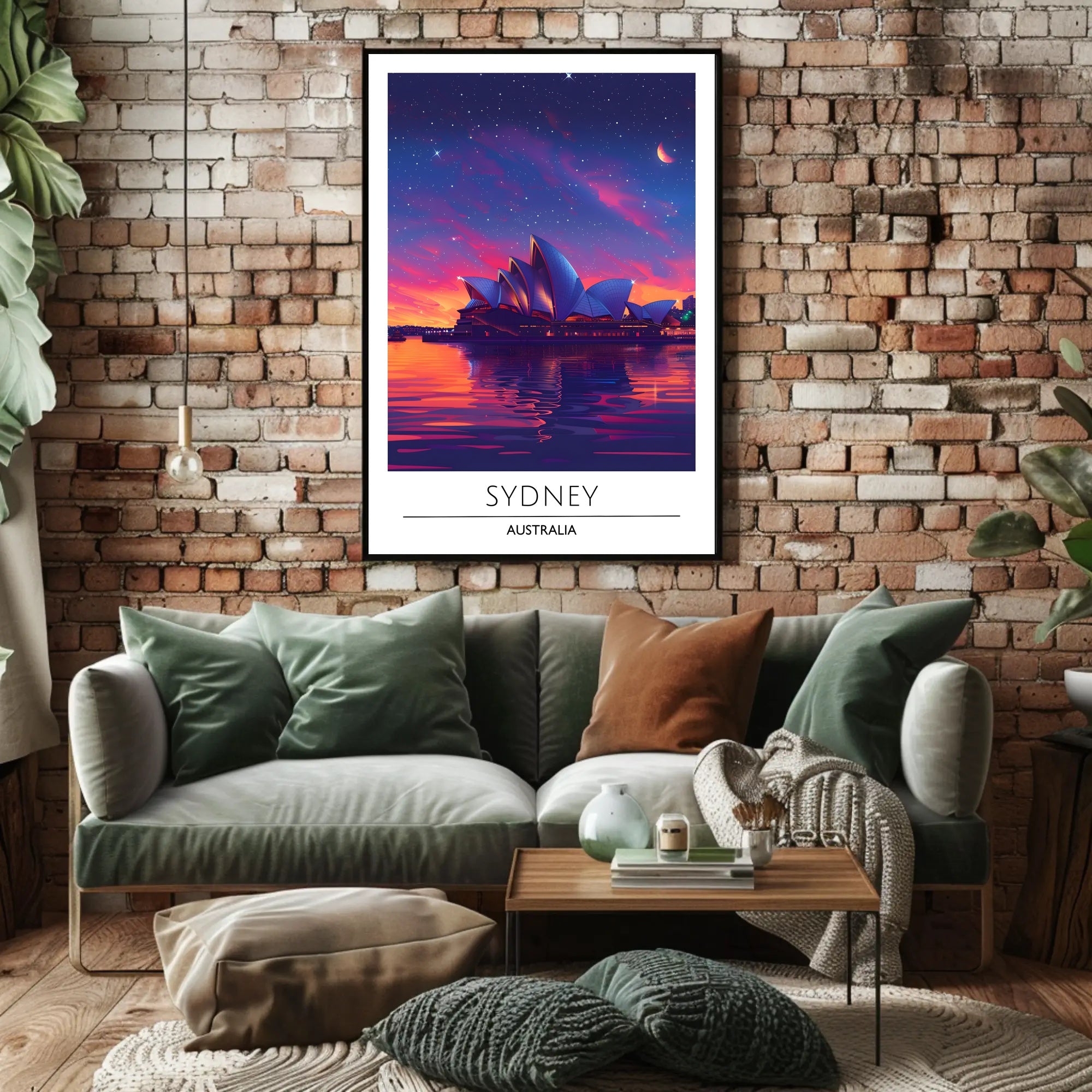 Sydney Opera House Dreamlike Cityscape Urban or Cityscape Poster