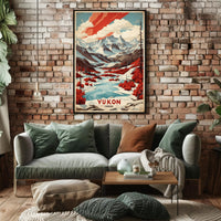 Yukon Wilderness Adventure Travel Poster