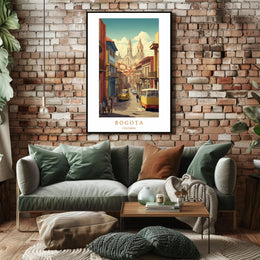 Streets of Bogotá Poster PosterGoat