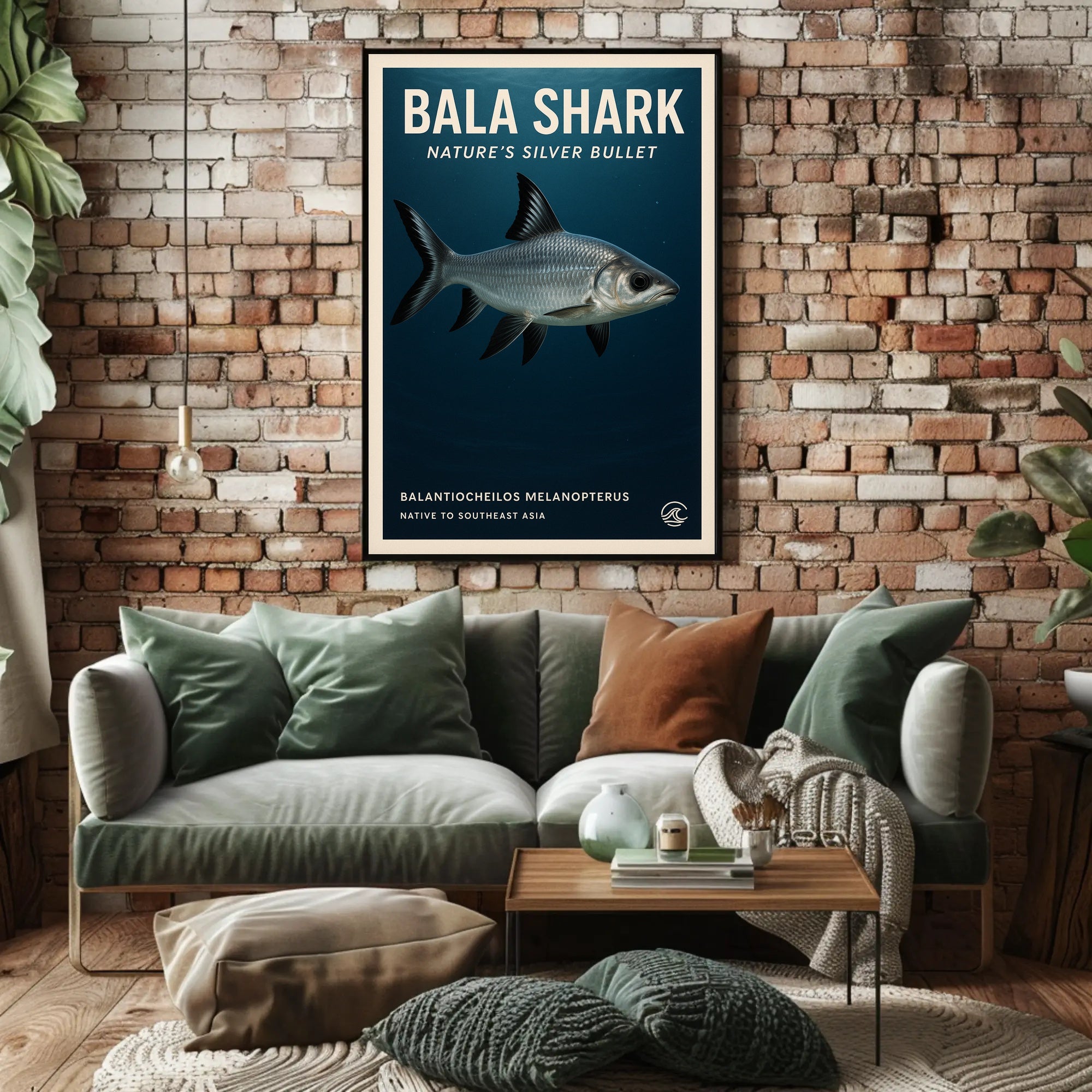 Bala Shark Nature’s Silver Bullet Animal Poster