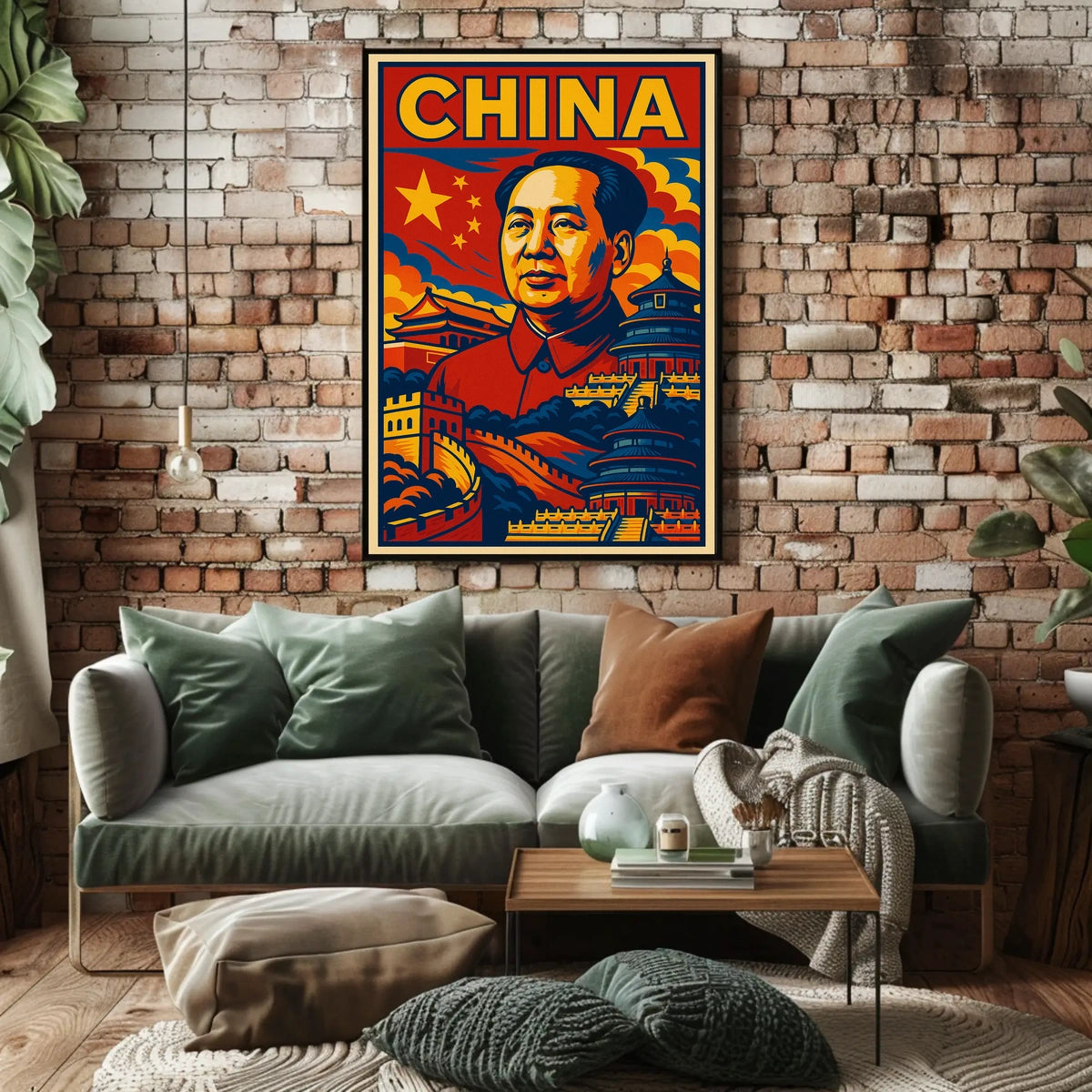 Iconic Leader Of China Poster