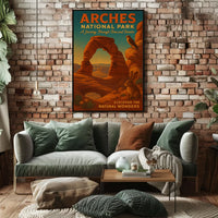 Arches Architectural Elegance Art Poster