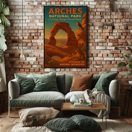 Arches Architectural Elegance Art Poster