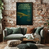 Ancient Elegance - Spotted Gar Poster