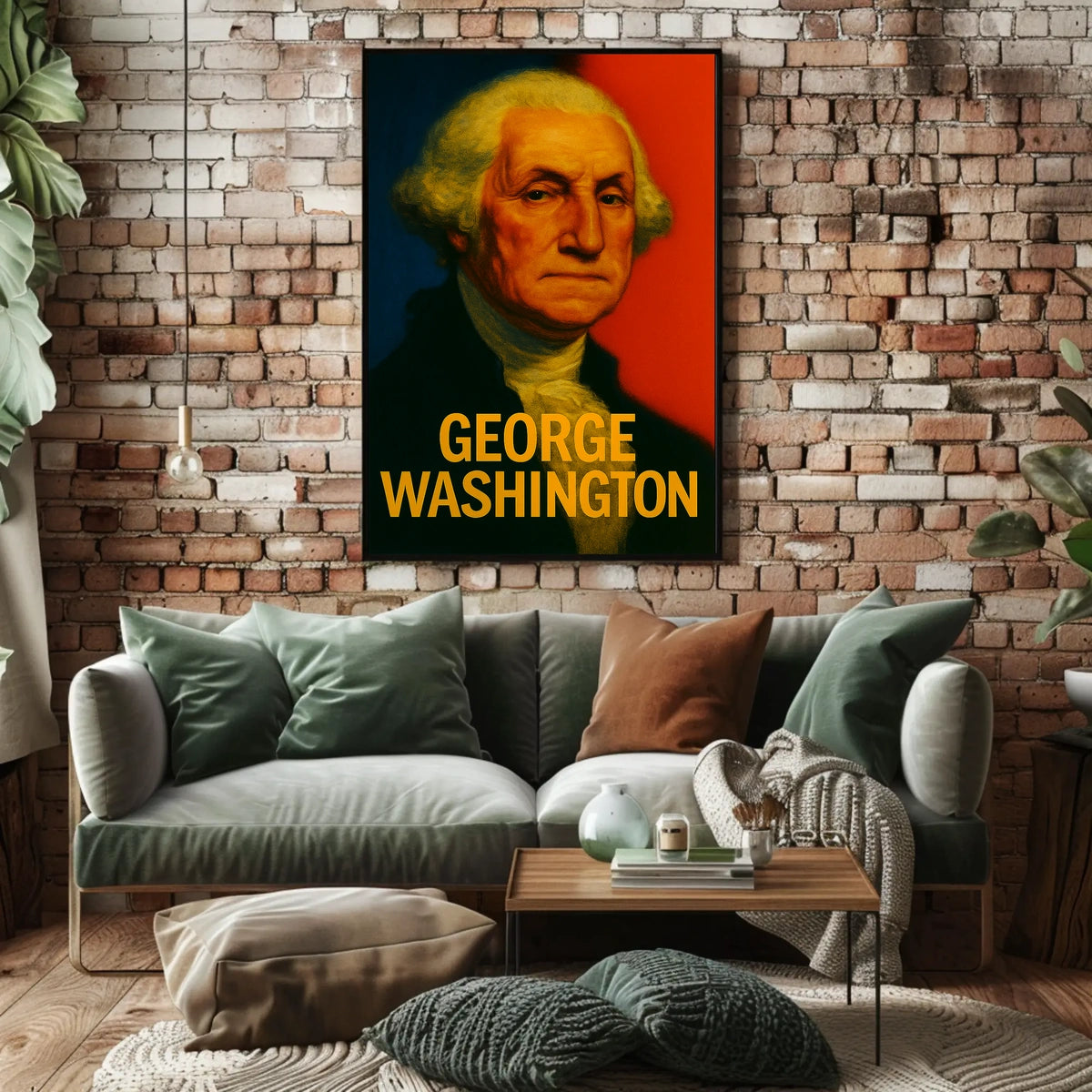 George Washington Historic Vintage Decor Lovers Poster
