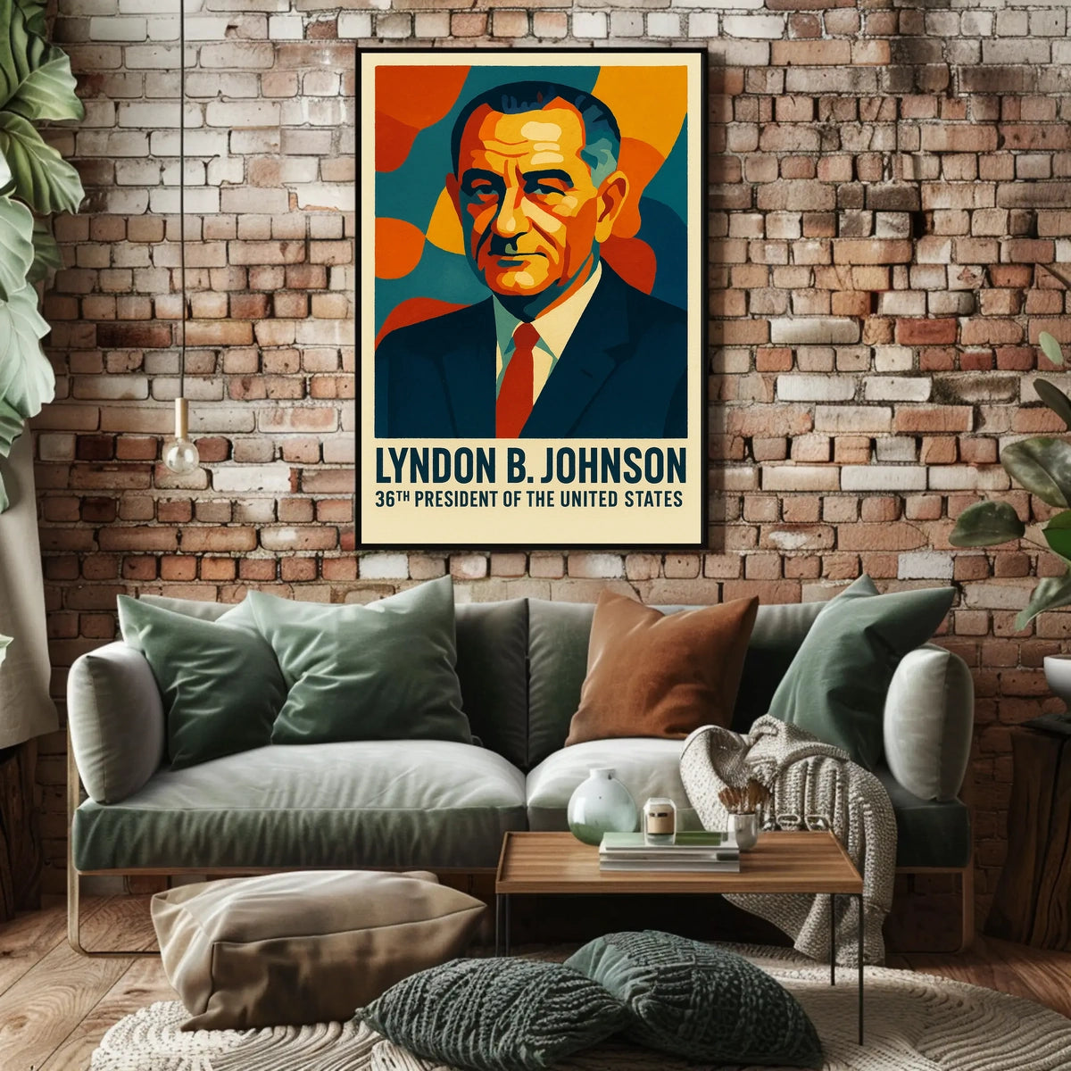 Lyndon B. Johnson 36Th President Poster