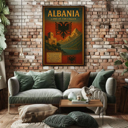 Discover Albania Land Of The Eagles Poster